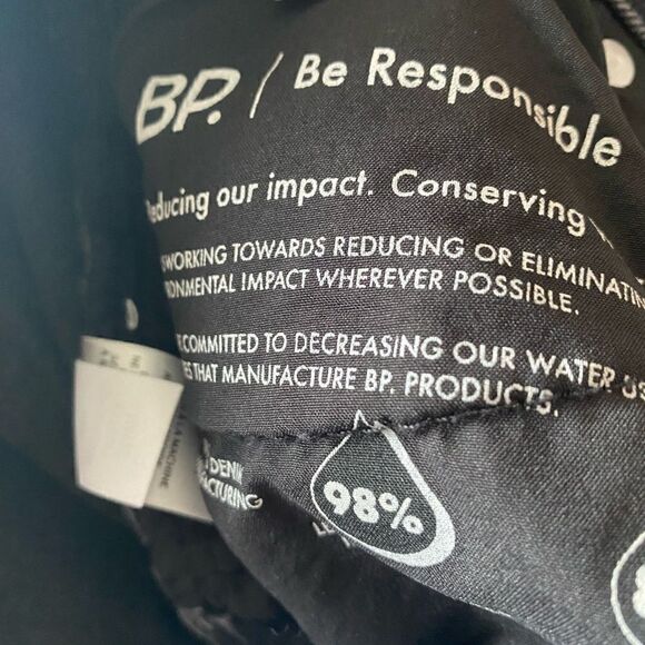 New BP Black Ripped Distressed Wide Leg Jeans 27 - Picture 5 of 10